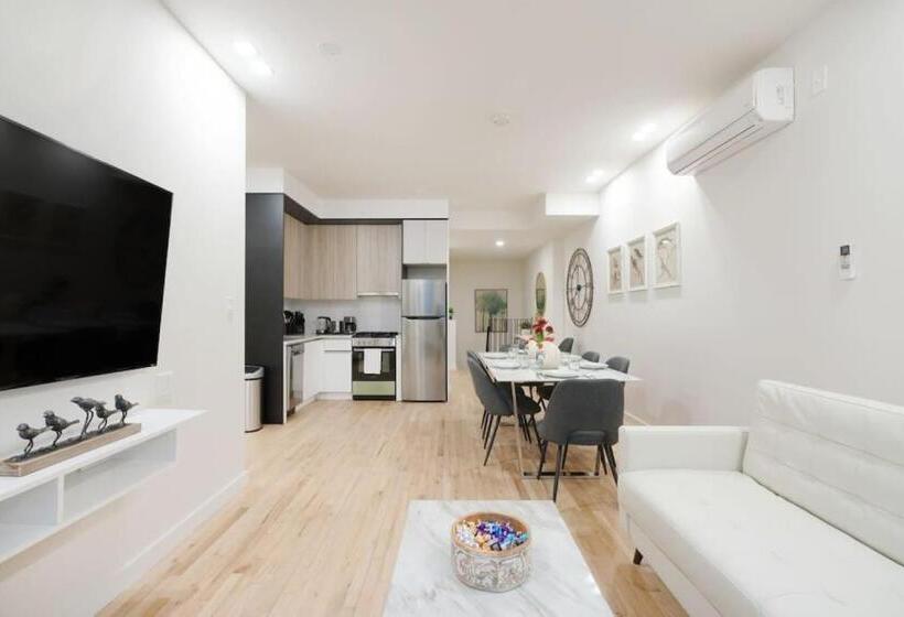 호텔 Luxury 2br Duplex 5min To Central Park