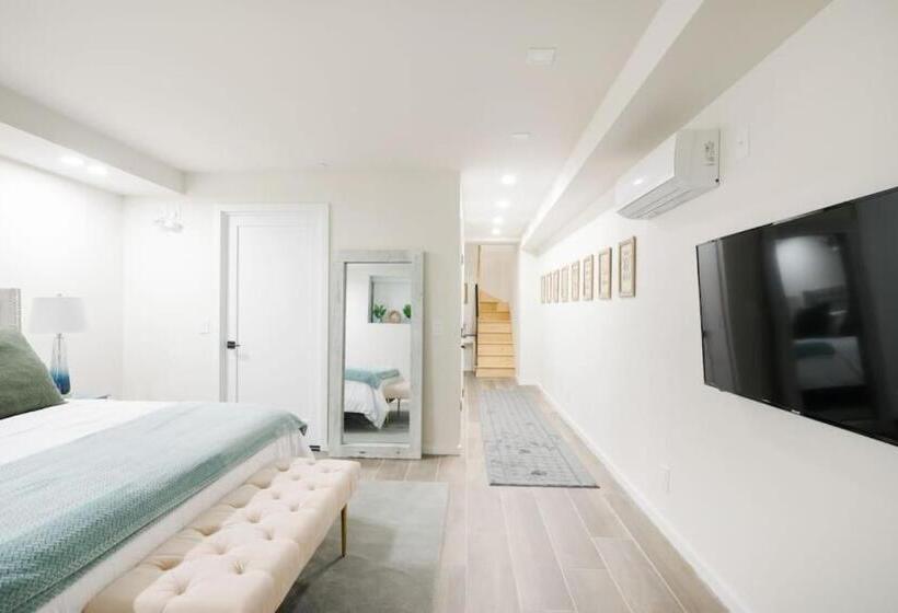 호텔 Luxury 2br Duplex 5min To Central Park