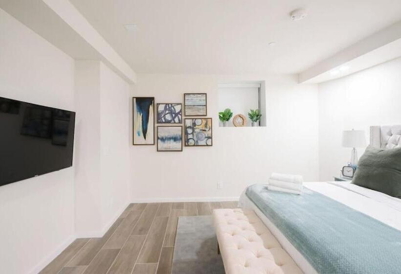 호텔 Luxury 2br Duplex 5min To Central Park