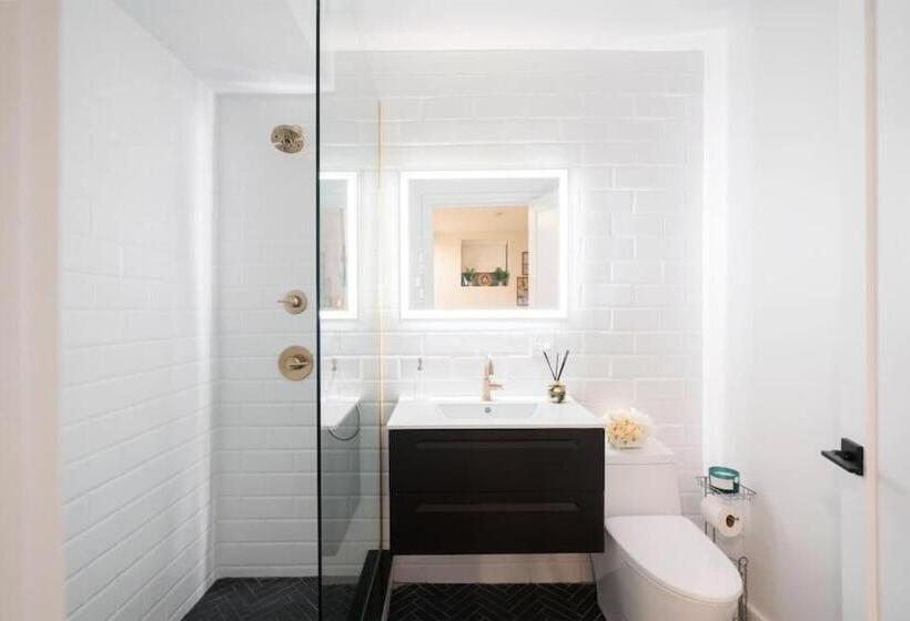 호텔 Luxury 2br Duplex 5min To Central Park