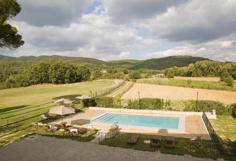 Farmhouse With Swimming Pool Surrounded By Greenery Just 20 Minutes From Arezzo