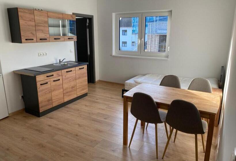 펜션 Zimmer Mit Bad Und Küche