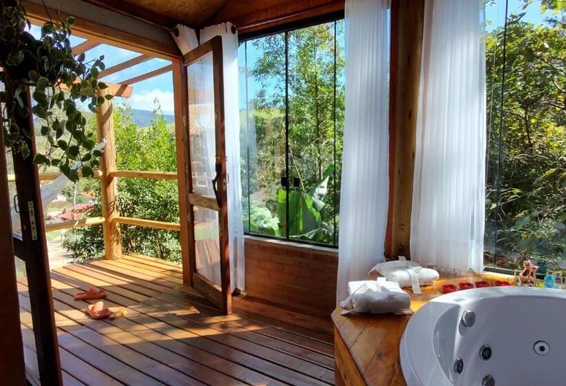 הוסטל Chalés Flor Ipê Com Café Da Manhã