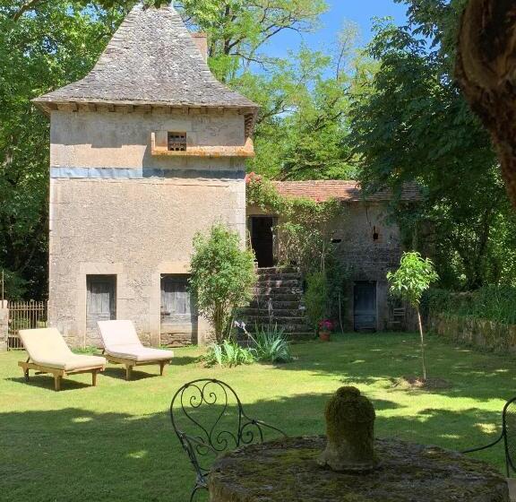 膳宿费 The Stables Gite At Chateau Mas De Pradié