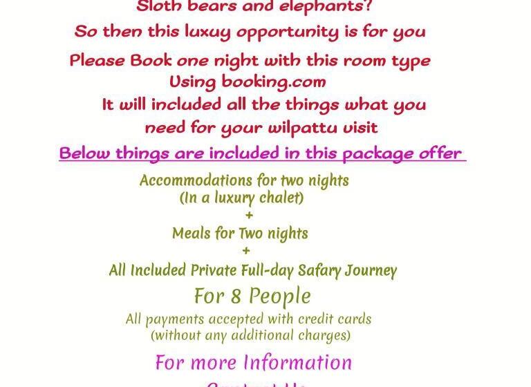 Resort The Blue Sapphire Of Wilpattu