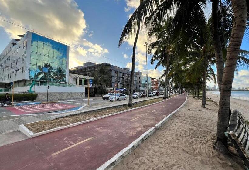 Flat Particular Beira Mar De Cabo Branco No Hotel Nord Easy Green Sunset