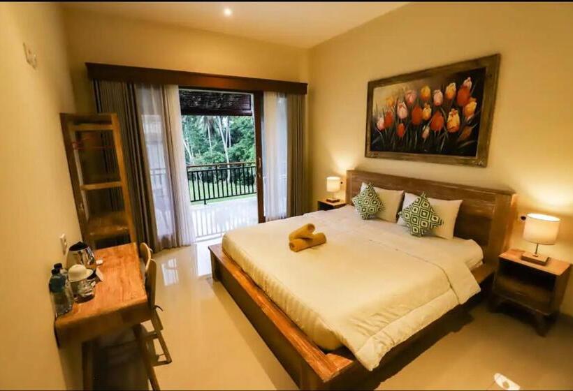 بنسيون Harmony House 7: Rice Field View. Near Ubud Center