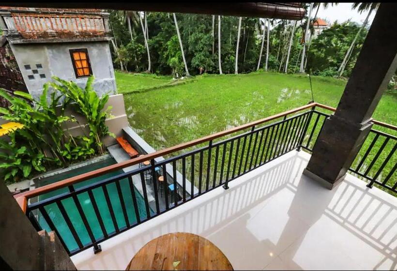 بنسيون Harmony House 7: Rice Field View. Near Ubud Center