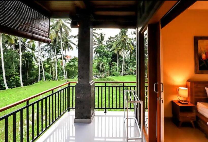 بنسيون Harmony House 8: Rice Field View Room 2 Min Center