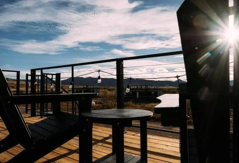 Retkeilymaja New Starry Night Shipping Container Home