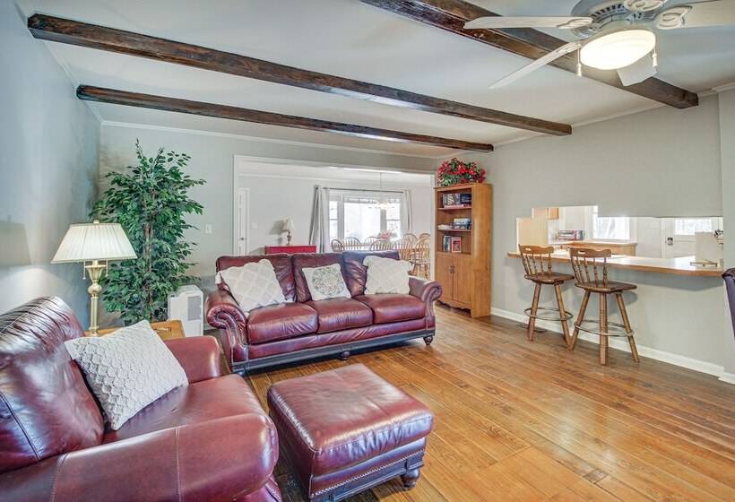 Bright Cartersville Home W/ Fire Pit & Sunroom!