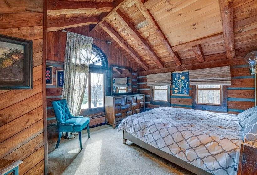 Cozy Otego Cabin W/ Wood Burning Fireplace & Pond!