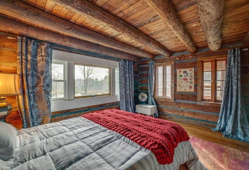 Cozy Otego Cabin W/ Wood Burning Fireplace & Pond!