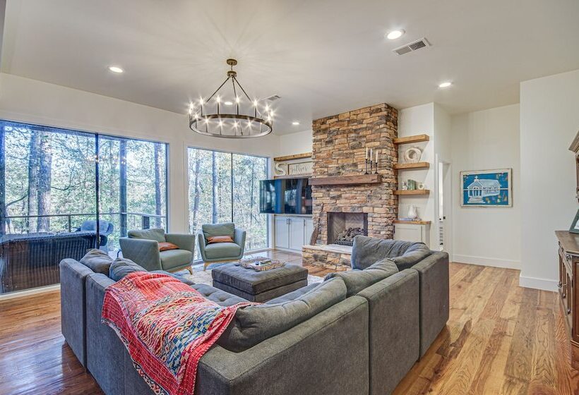 Waterfront Terry Home W/ 3 Decks & Hot Tub!