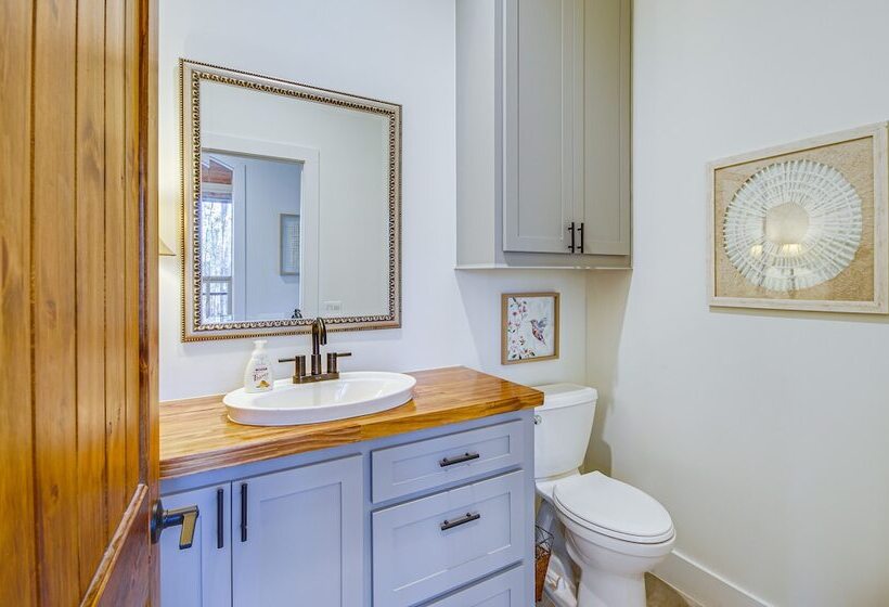 Waterfront Terry Home W/ 3 Decks & Hot Tub!