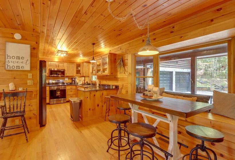 Blue Ridge Cabin W/ Hot Tub & Private Lake!