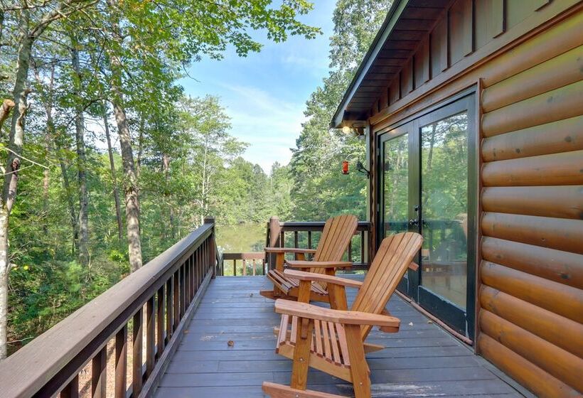 Blue Ridge Cabin W/ Hot Tub & Private Lake!