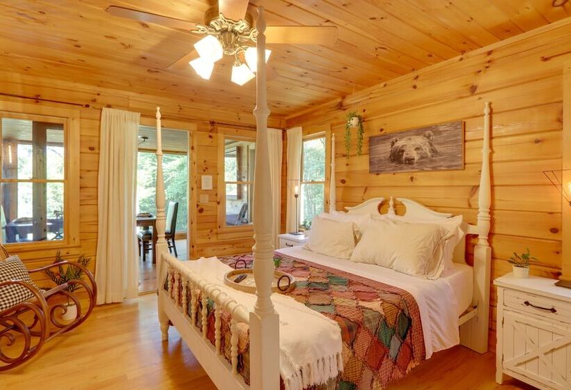 Blue Ridge Cabin W/ Hot Tub & Private Lake!