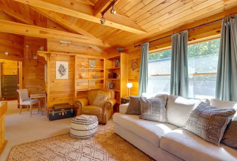 Blue Ridge Cabin W/ Hot Tub & Private Lake!