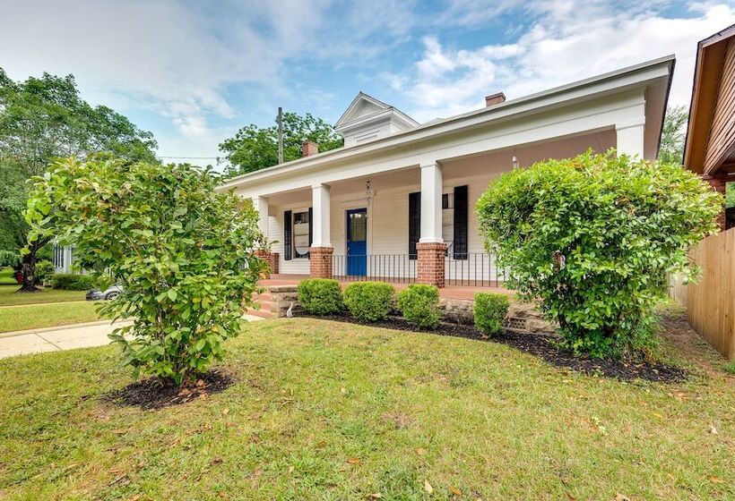 Bright Macon Home W/ Wraparound Deck!