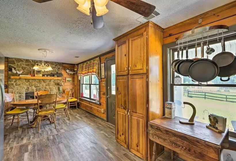 Buckhead Cabin W/ Fireplaces & Private Pool!