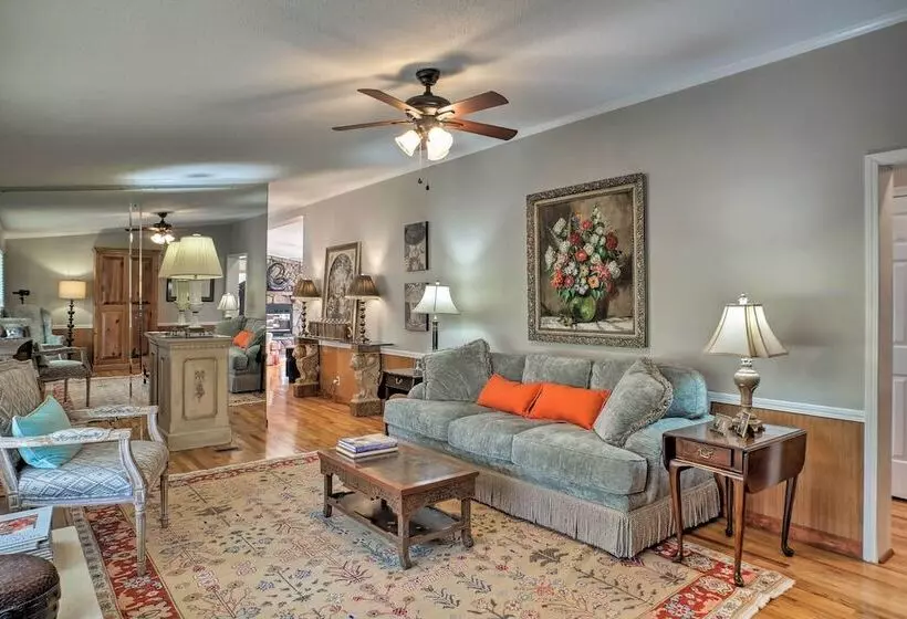 Dog Friendly Georgia Home W/ Grill & Fishing Pond!