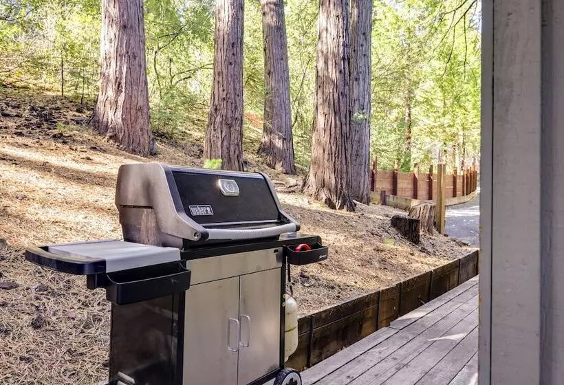 3 Mi To Big Trees State Park: Cabin W/ Deck