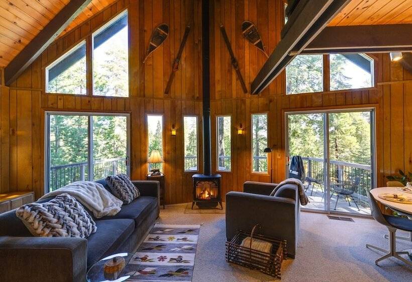 3 Mi To Big Trees State Park: Cabin W/ Deck