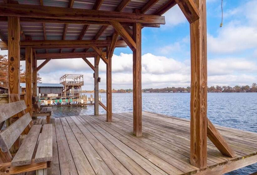 Lakefront Netterville Landing Home W/ Private Dock
