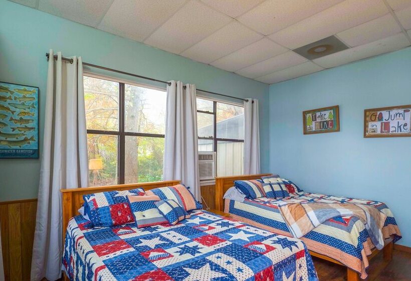 Lakefront Netterville Landing Home W/ Private Dock