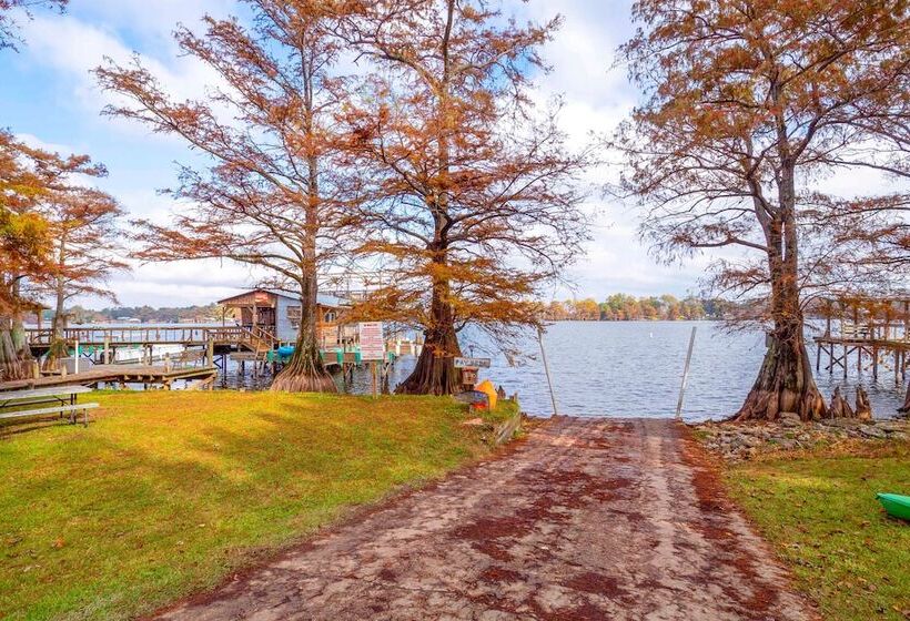Lakefront Netterville Landing Home W/ Private Dock