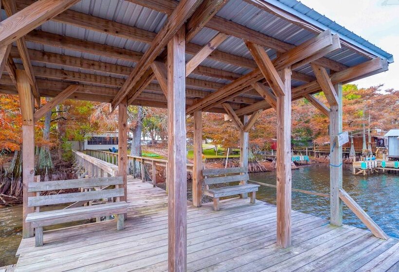 Lakefront Netterville Landing Home W/ Private Dock