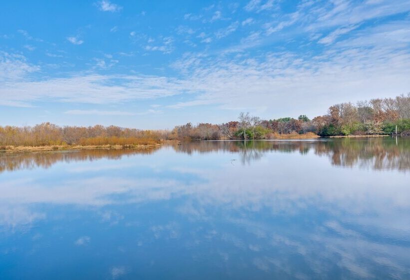 Waterfront Sugar River Cabin W/ Dock & Game Room!