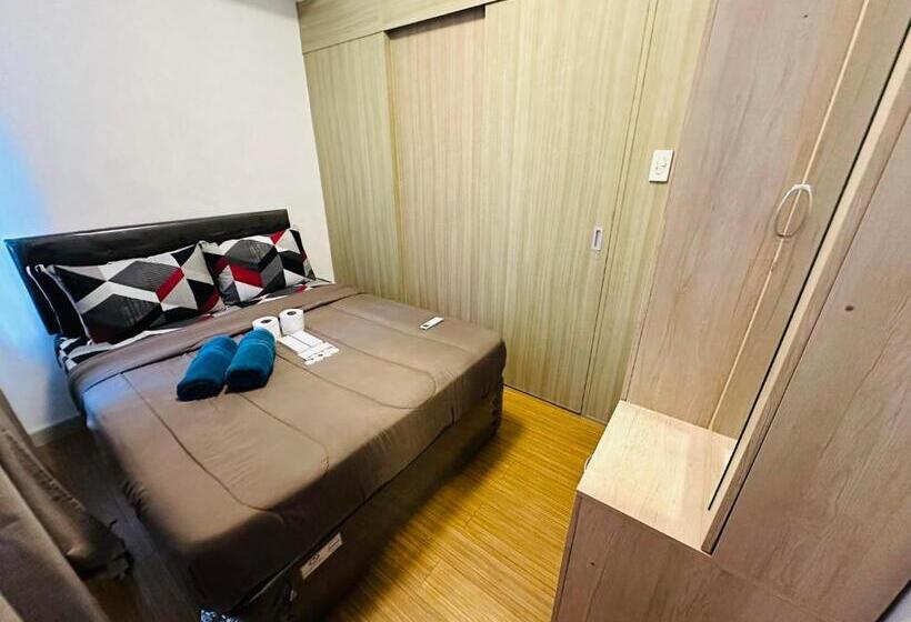 Hotell Grace Residences Taguig Bgc View With Balcony Plus Netflix 331