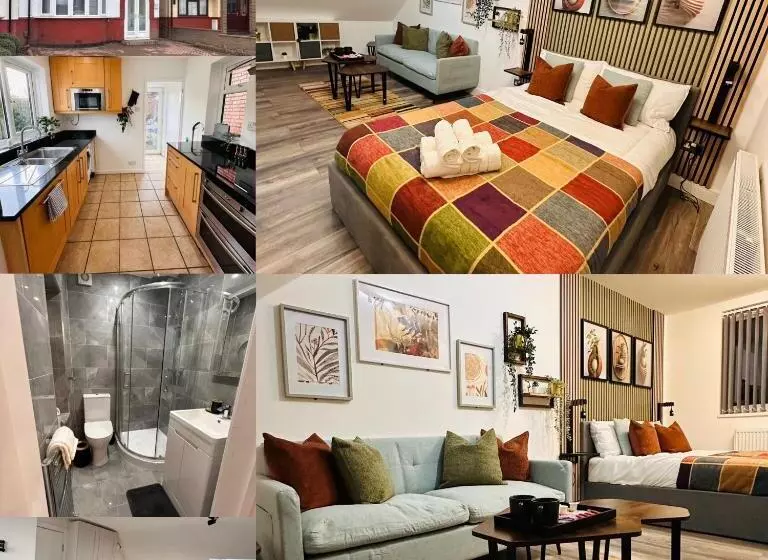 ペンション R5   Private Studio Self Contained En Suite Room In Newly Renovated House In Birmingham B62