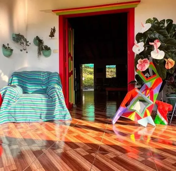 ペンション Residencia Artistica Y Hostal Los Colores