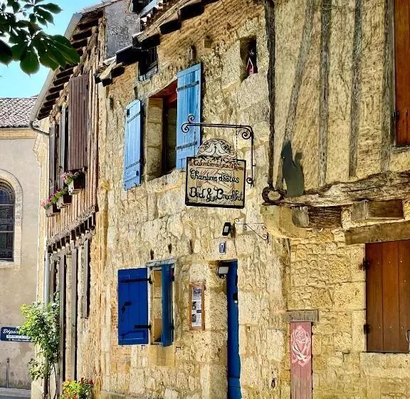 تختخواب و صبحانه Le Colombier De Cyrano Et Roxane