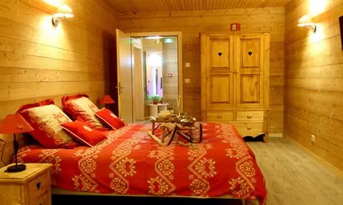 تختخواب و صبحانه Chambres D'hôtes Couleurs Bois & Spa