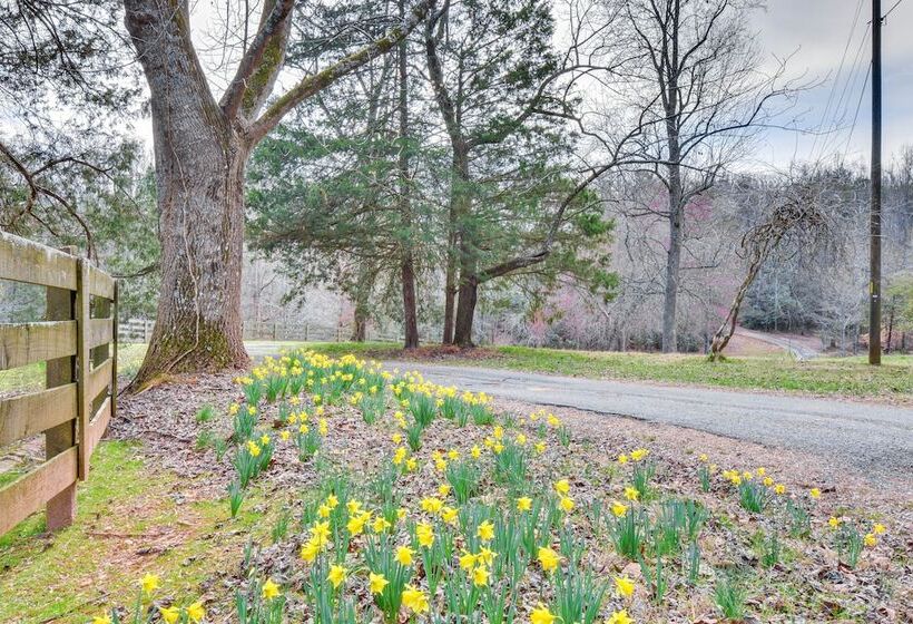 Clarkesville  Rustic Hideaway  On 38 Acre Farm!