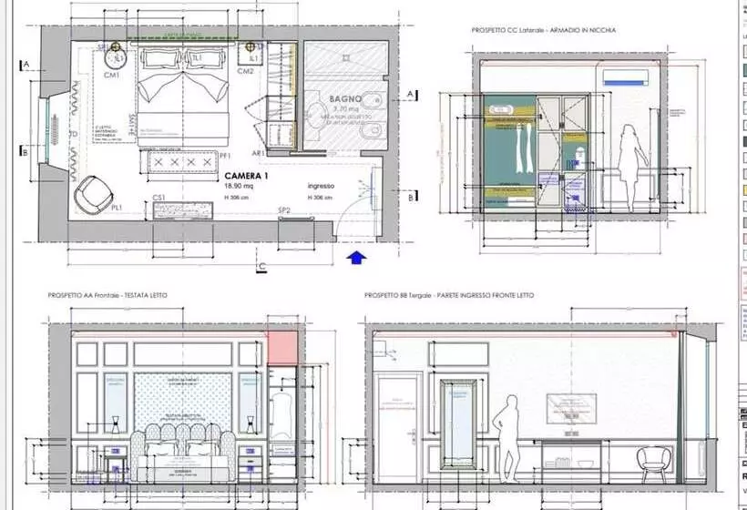 پانسیون Residenza Maglioni Al Bargello