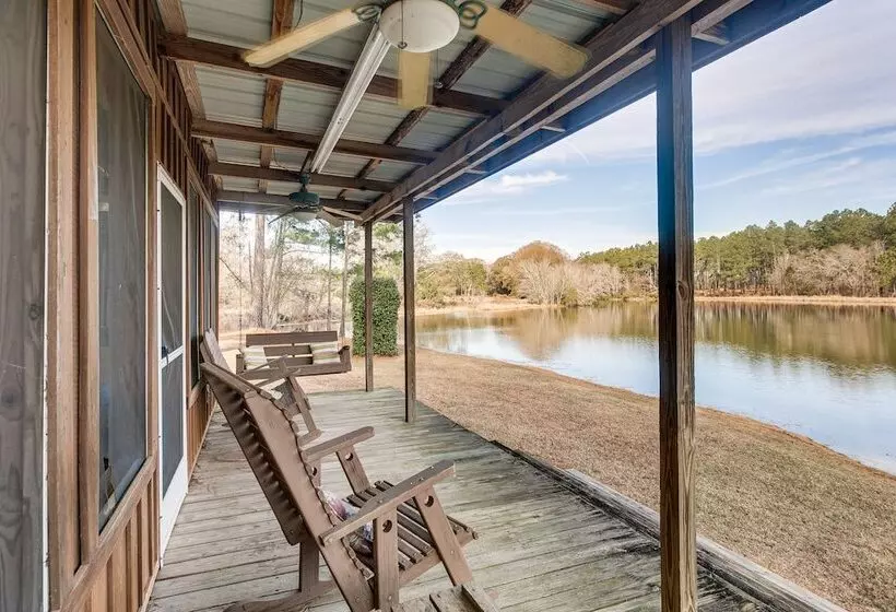 Georgia Lakefront Cabin W/ Fire Pit + Grills!