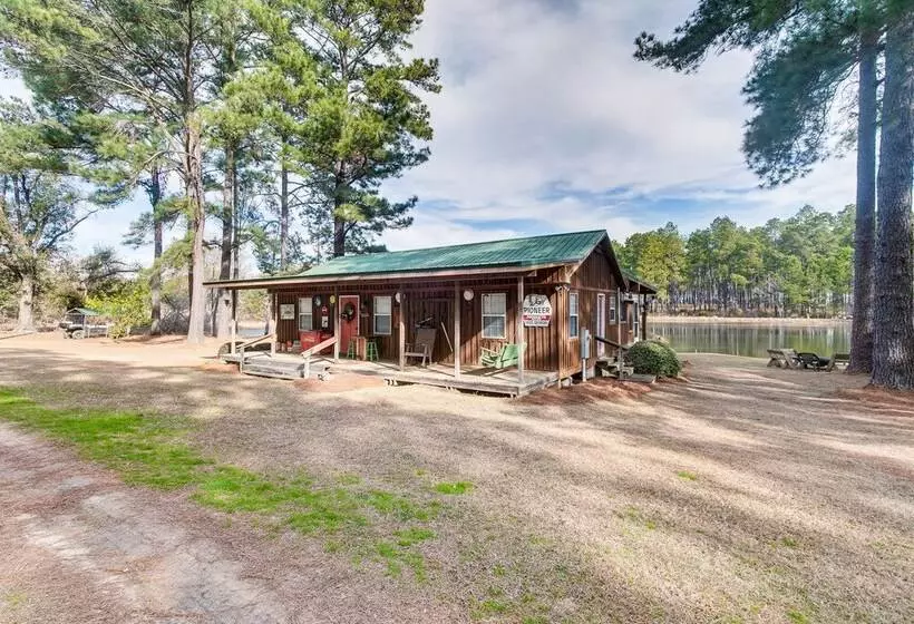 Georgia Lakefront Cabin W/ Fire Pit + Grills!
