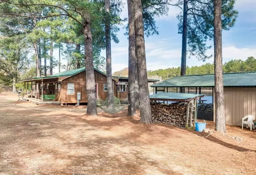 Georgia Lakefront Cabin W/ Fire Pit + Grills!