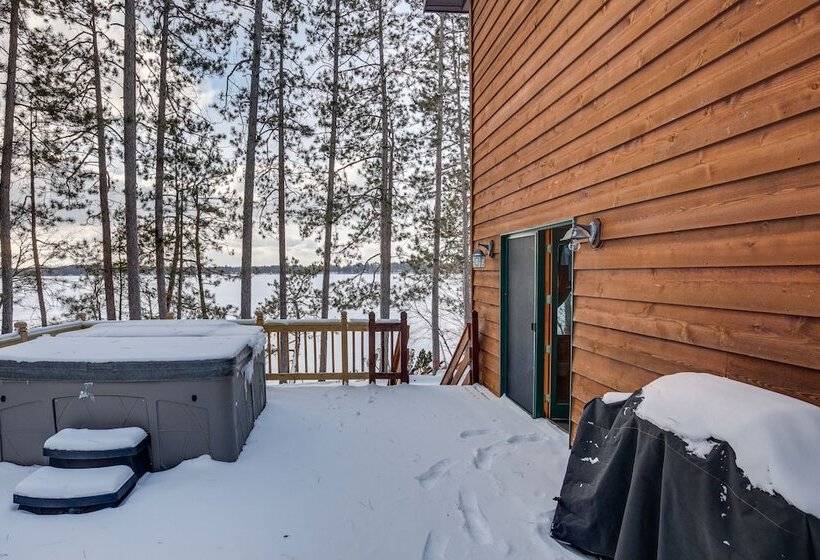 Lakefront Rhinelander Retreat W/ Private Hot Tub!