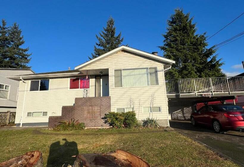 Pensionat Private Queen Bed In Delta/surrey With Garden View