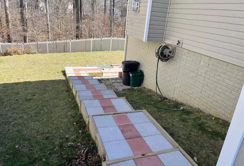 ペンション Luxurious Basement Guest Suite In Elkridge