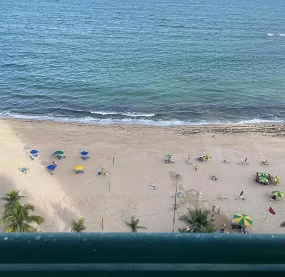 Flat 10 Andar Hotel Costa Mar Acesso Direto Praia