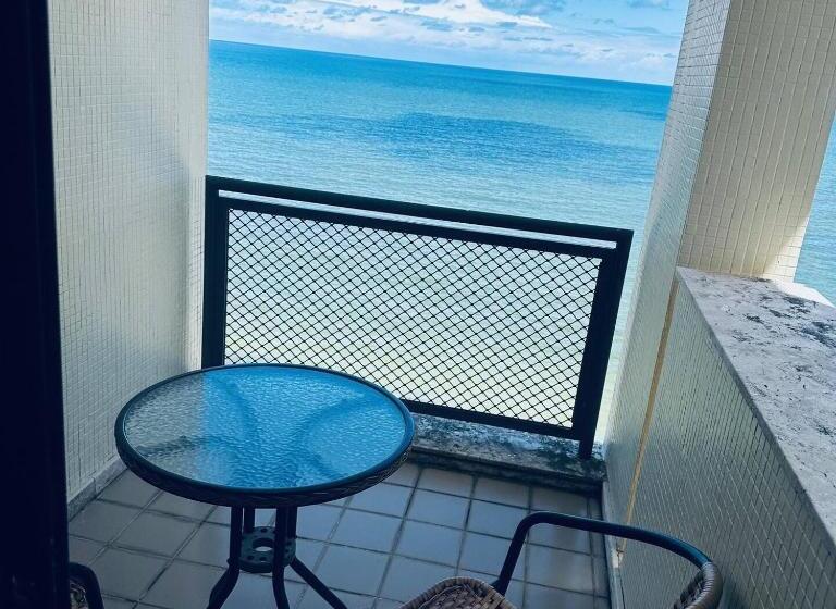 Flat 10 Andar Hotel Costa Mar Acesso Direto Praia