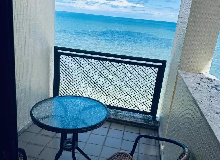 Flat 10 Andar Hotel Costa Mar Acesso Direto Praia