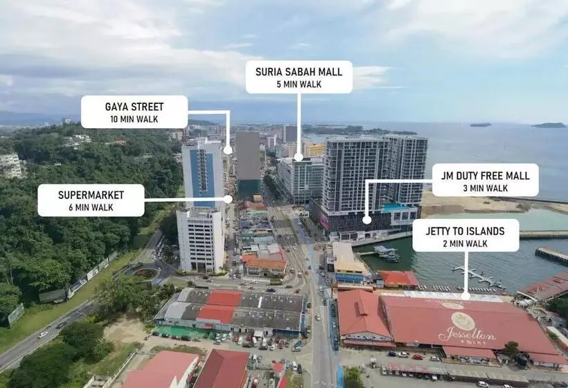 ペンション Jesselton Quay Sea View